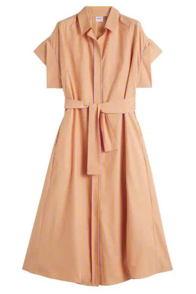 ASPESI Short Sleeve Midi Dress