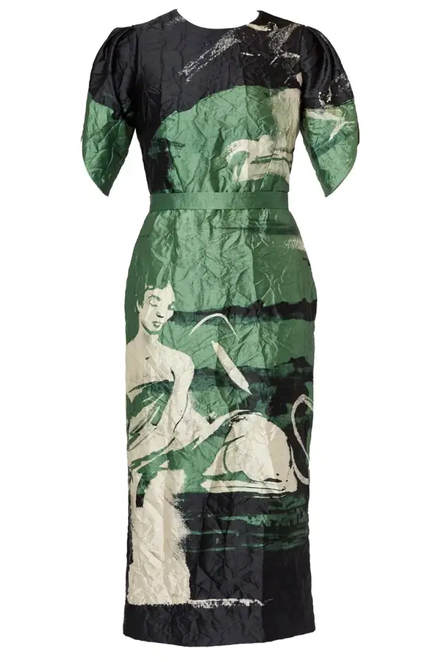 Short Sleeve Pencil Cocktail Dress