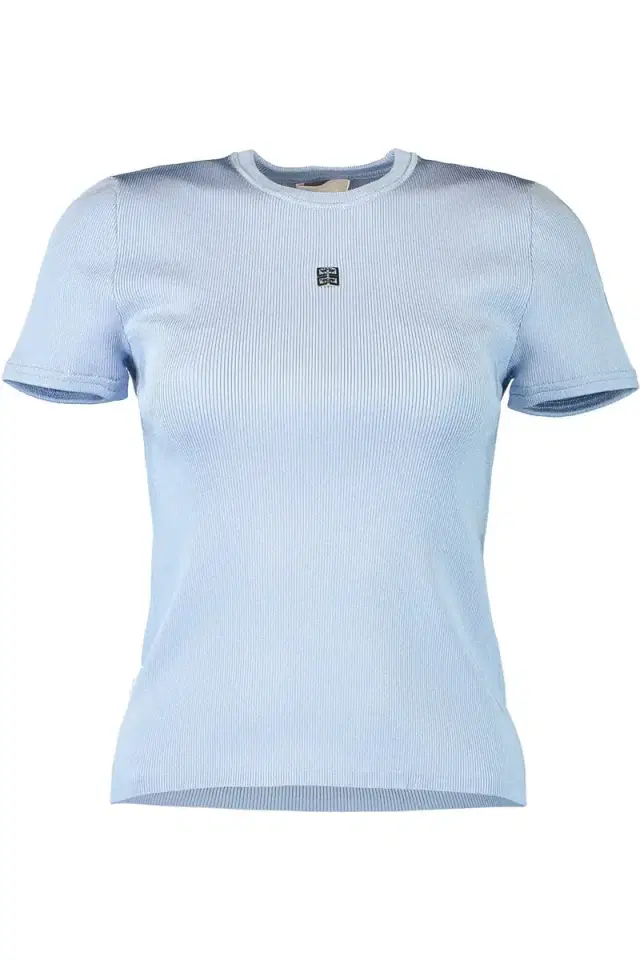 Givenchy Short Sleeve Ribbed Tee