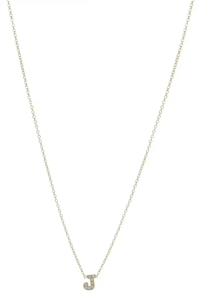 Single Initial Necklace