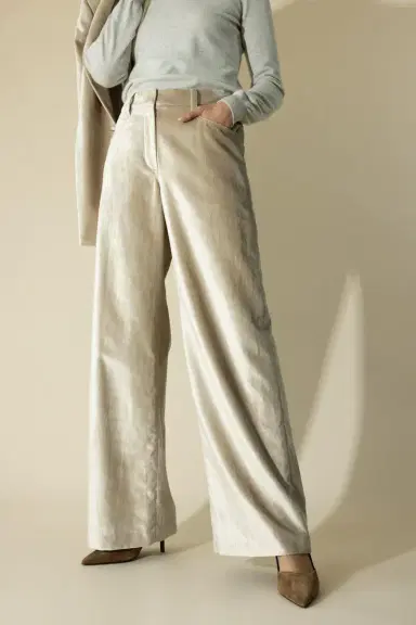 Brunello Cucinelli Sleek Loose Trousers | Thumbnail 3