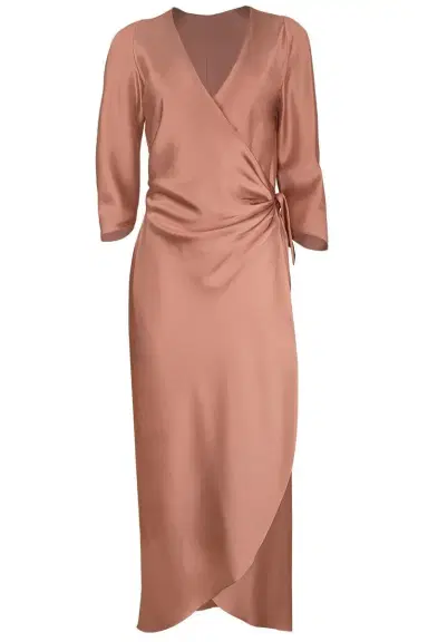 PETER COHEN Sleeve Sign Wrap Dress - Penny | Thumbnail 1