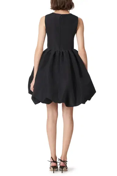 Carolina Herrera Sleeveless Crewneck Bubble Dress - Black | Thumbnail 3