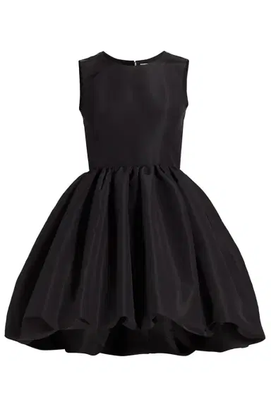 Carolina Herrera Sleeveless Crewneck Bubble Dress - Black | Thumbnail 1