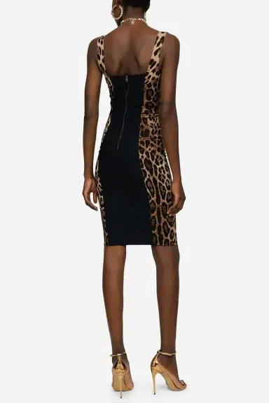 Dolce & Gabbana Sleeveless Turbino Midi Dress | Thumbnail 5