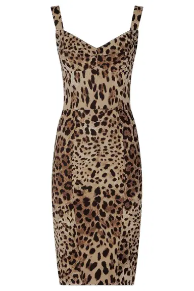 Dolce & Gabbana Sleeveless Turbino Midi Dress | Thumbnail 1