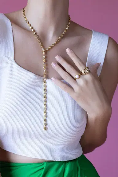 TAMARA COMOLLI Small Bouton Cacholong Ring | Thumbnail 3
