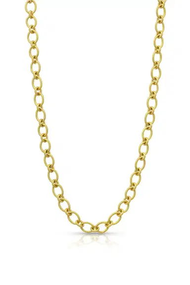 LEIGH MAXWELL Small Diamond Toggle Chain Necklace | Thumbnail 1