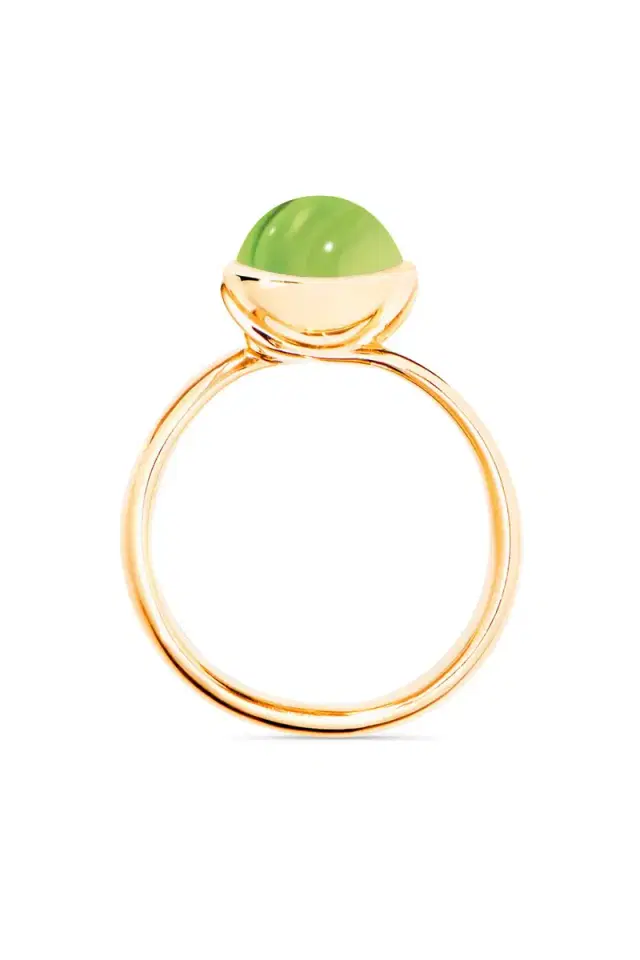 TAMARA COMOLLI Small Peridot Bouton Ring