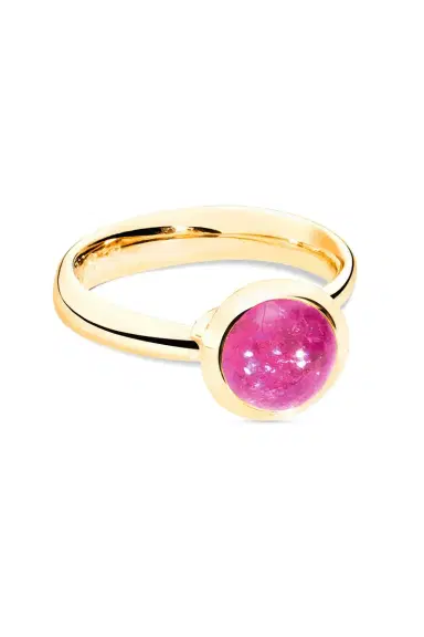 TAMARA COMOLLI Small Rose Tourmaline Bouton Ring | Thumbnail 1 TAMARA COMOLLI Small Rose Tourmaline Bouton Ring | Thumbnail 1