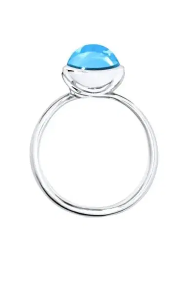 TAMARA COMOLLI Small Swiss Topaz Bouton Ring | Thumbnail 4