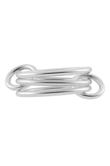 Spinelli Kilcollin Solarium Silver 3 Link Rings | Thumbnail 1