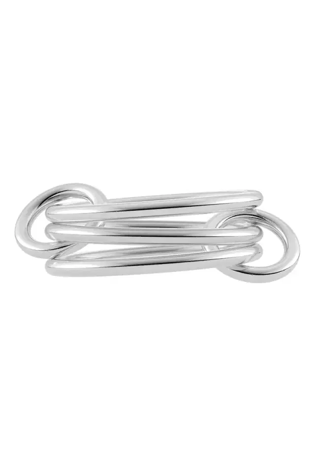 Spinelli Kilcollin Solarium Silver 3 Link Rings