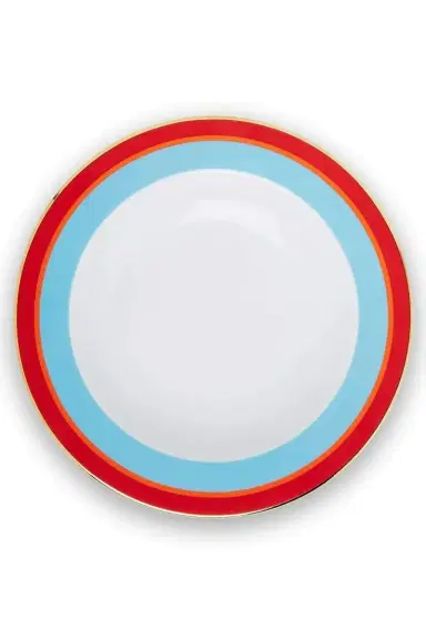 La DoubleJ Soup and Dinner Plates Set Of 2 - Rainbow | Thumbnail 4