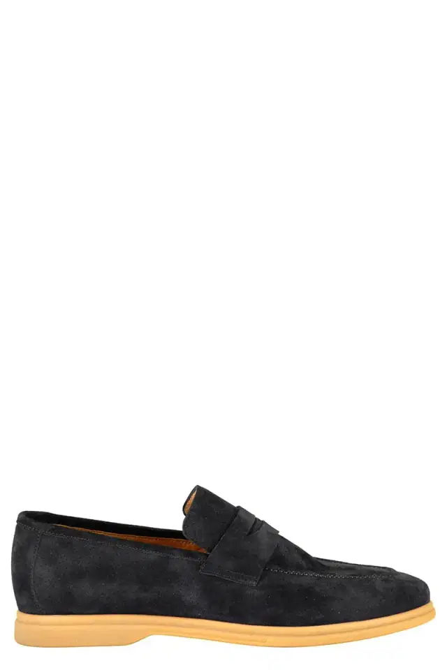 ELEVENTY Suede Loafer - Blue
