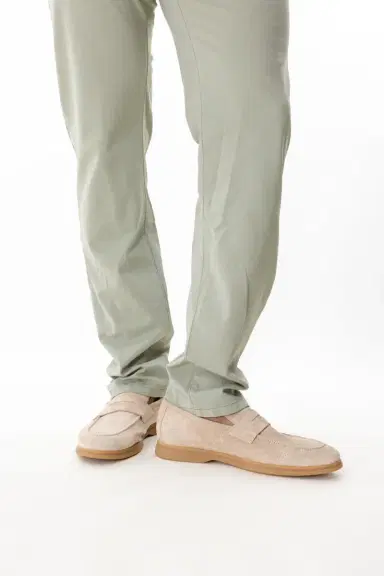 ELEVENTY Suede Loafer - Taupe | Thumbnail 5