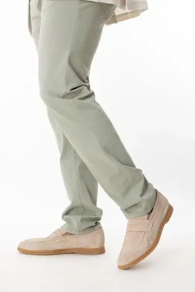 ELEVENTY Suede Loafer - Taupe | Thumbnail 6