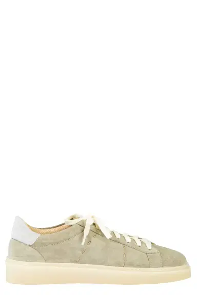 ELEVENTY Suede Sneaker - Miltitary | Thumbnail 1
