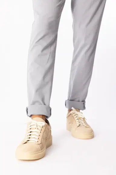 ELEVENTY Suede Sneaker - Taupe | Thumbnail 2