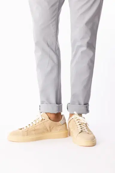 ELEVENTY Suede Sneaker - Taupe | Thumbnail 3