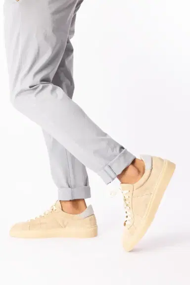 ELEVENTY Suede Sneaker - Taupe | Thumbnail 4