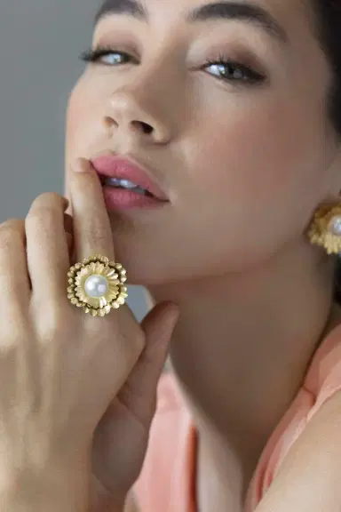 IRENE NEUWIRTH JEWELRY Super Bloom Pearl Ring | Thumbnail 2