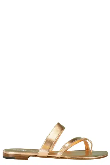 Manolo Blahnik Susa Sandal - Copper | Thumbnail 1