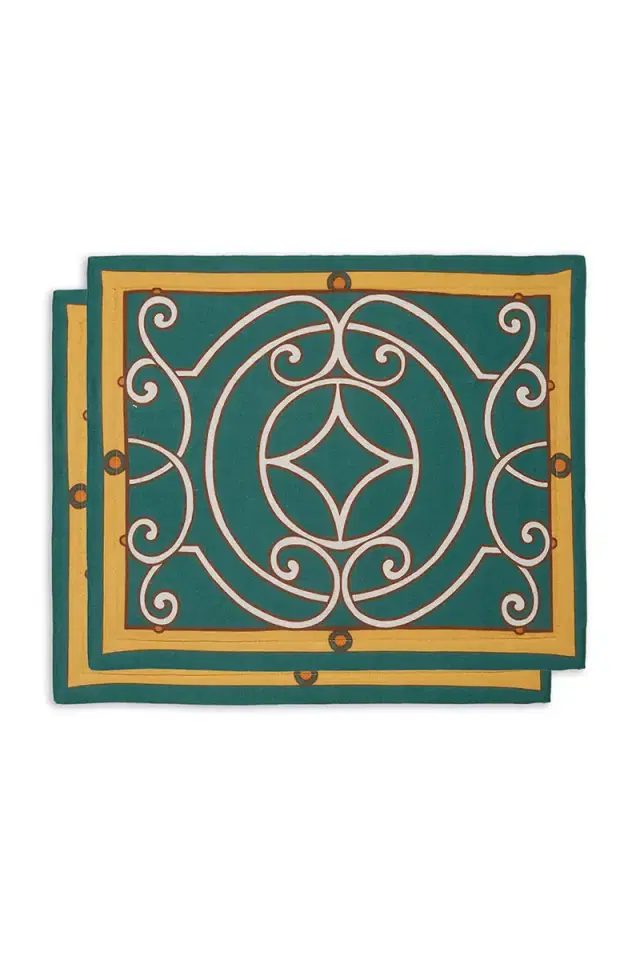 La DoubleJ Tablemat Set Of 2 - Cortile Green