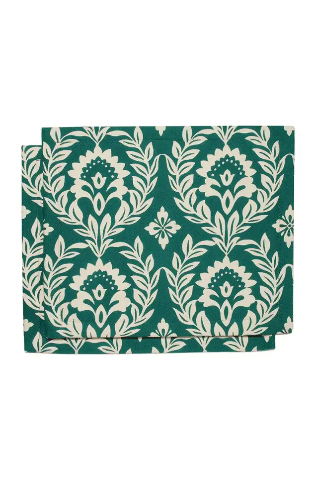 La DoubleJ Tablemat Set Of 2 - Green Garland