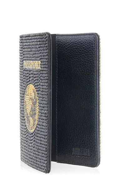 Judith Leiber Traveler Passport Holder - Jet | Thumbnail 5 Judith Leiber Traveler Passport Holder - Jet | Thumbnail 5