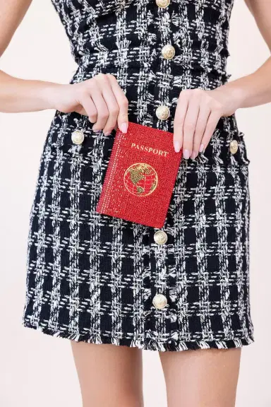 Judith Leiber Traveler Passport Holder - Red | Thumbnail 3