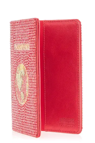 Judith Leiber Traveler Passport Holder - Red | Thumbnail 4