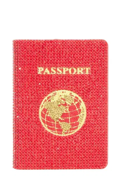 Judith Leiber Traveler Passport Holder - Red | Thumbnail 1