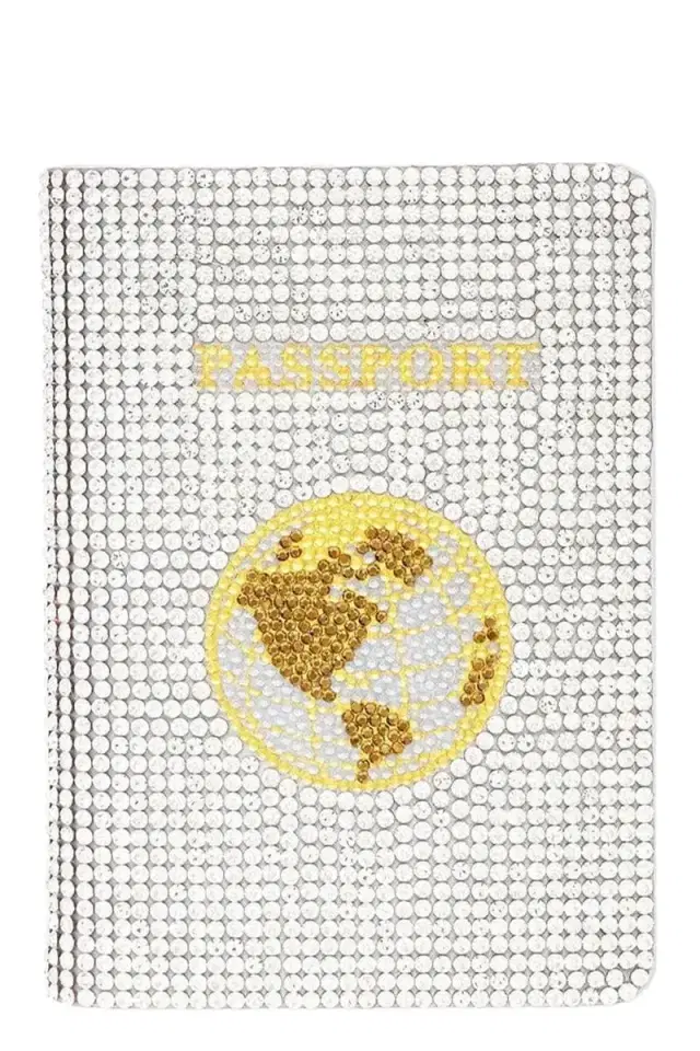 Judith Leiber Traveler Passport Holder - Silver