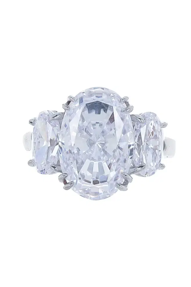 FANTASIA by DESERIO Triple Oval Cut Ring