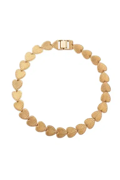 Foundrae True Love - Small Heart Token Bracelet | Thumbnail 1 Foundrae True Love - Small Heart Token Bracelet | Thumbnail 1