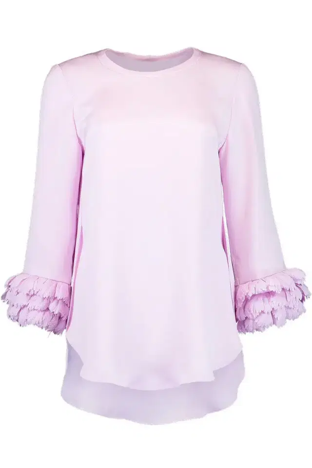CATHERINE REGEHR Tulip Cuff Pullover Top