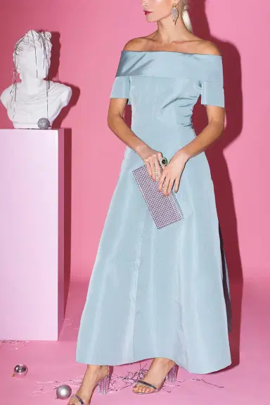 CATHERINE REGEHR V Back Alice Van Der Rohe Dress - Stone | Thumbnail 2