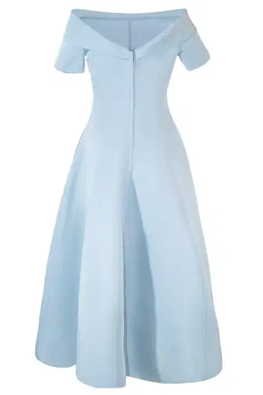 CATHERINE REGEHR V Back Alice Van Der Rohe Dress - Stone | Thumbnail 5