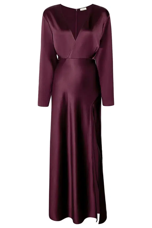 Lapointe V Neck Long Dress