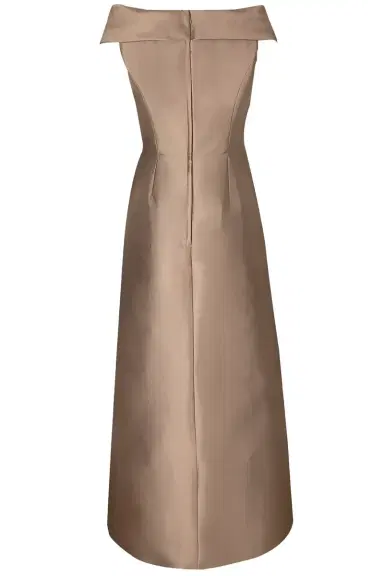 CATHERINE REGEHR V-Neck Off the Shoulder Dress | Thumbnail 4