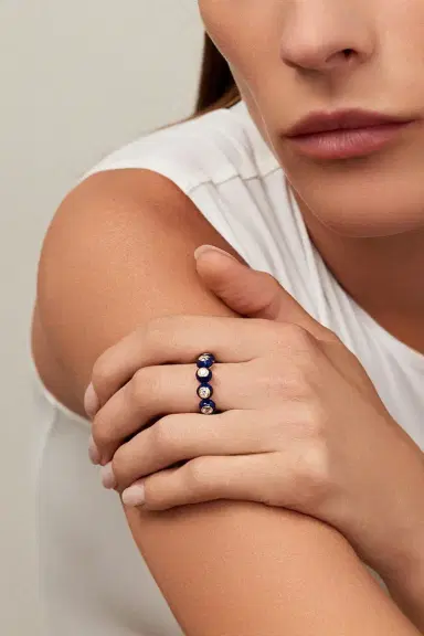 Melissa Kaye White Audrey Eternity Band | Thumbnail 5