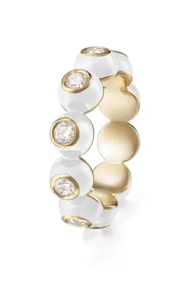 Melissa Kaye White Audrey Eternity Band | Thumbnail 1