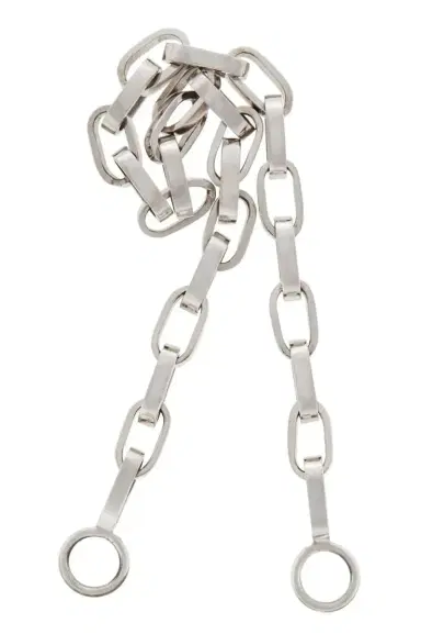 Marla Aaron White Gold Handmade Biker Chain | Thumbnail 1