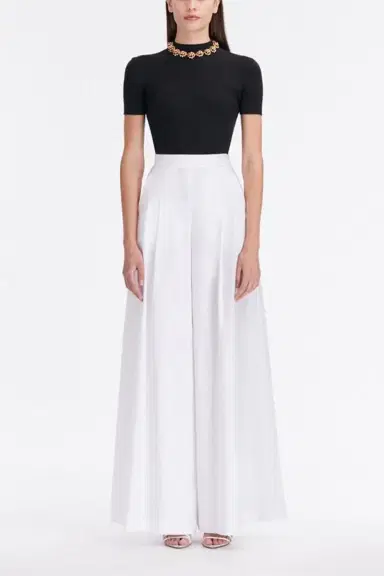 Oscar de la Renta Wide Leg Pant | Thumbnail 2 Oscar de la Renta Wide Leg Pant | Thumbnail 2