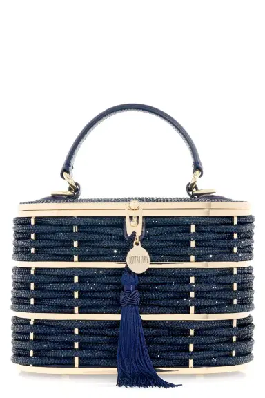 Judith Leiber Willow Top Handle Bag - Champagne Indigo | Thumbnail 1