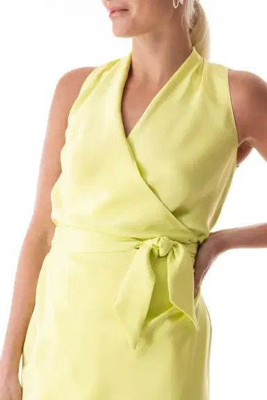 PETER COHEN Yard Dress - Pistachio | Thumbnail 3