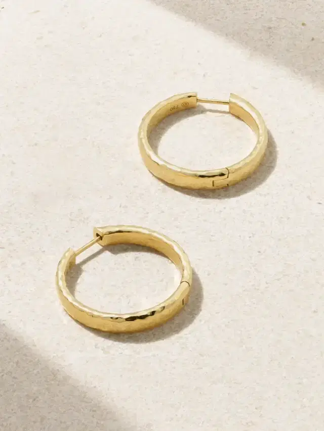 Yana Jumbo 18-karat Recycled Gold Hoop Earrings