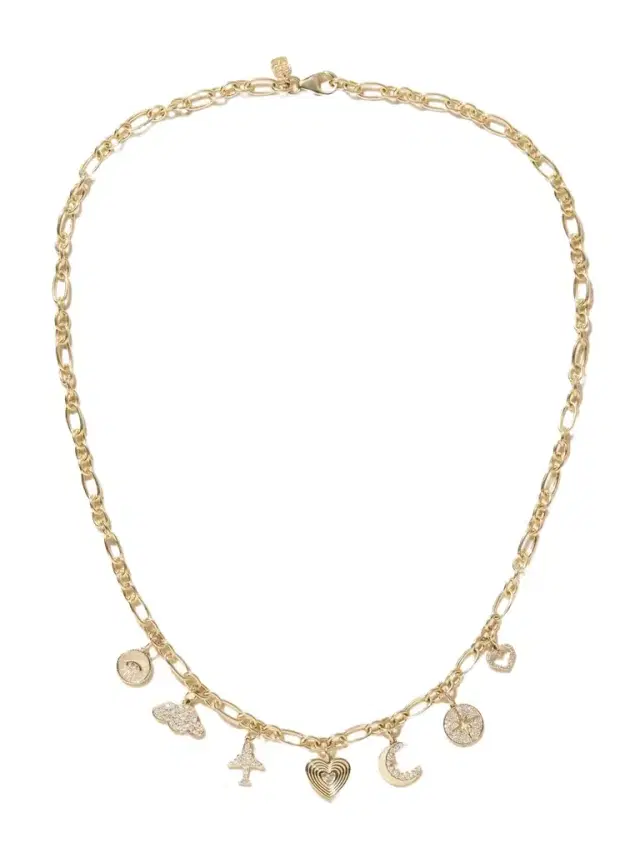 Sydney Evan Jetset 14-karat Gold Diamond Necklace