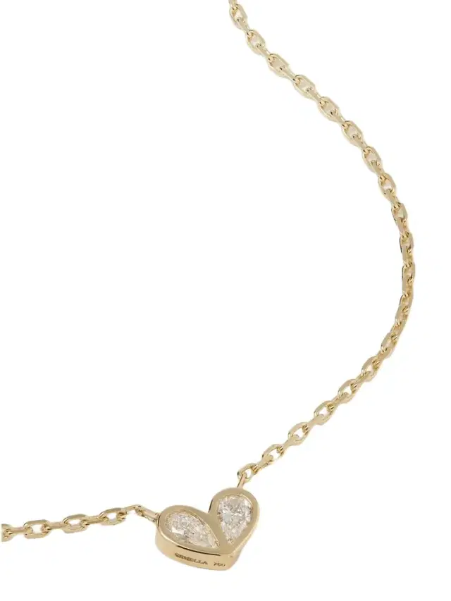 Sweetheart 18-karat Gold Diamond Necklace